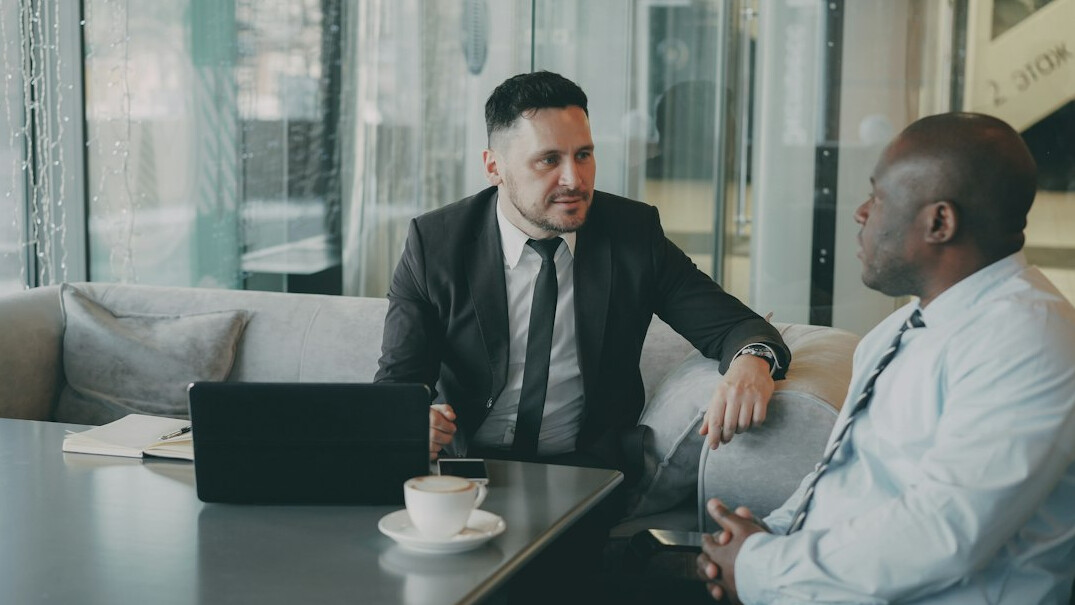 manager listening to employee